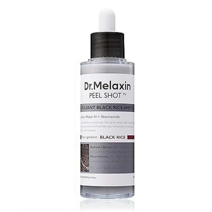 Korean Dr. Melaxin Rice Exfoliating Essence Moisturizing Gentle Exfoliation Peel Shot White And Black Soften Serum Skin Care